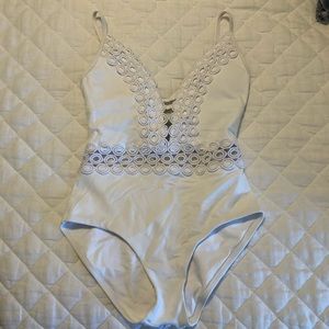 Becca by Rebecca Virtue White One Piece